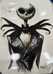Chris Sarandon signed Nightmare Before Xmas poster