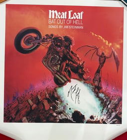Meatloaf signed Lt Ed print
