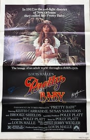 Pretty Baby original one sheet movie poster signed