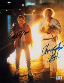 Back to the Future 11x14 signed photograph