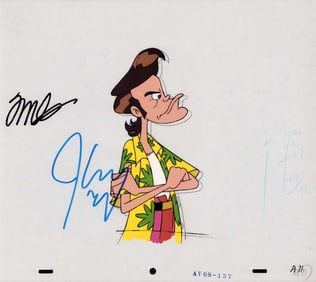 Pet Detective rare animation art signed
