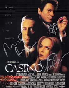 Casino cast signed 11x14 photograph