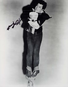 Tony Curtis Houdini signed 11x14 photograph