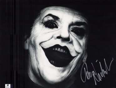Jack Nicholson Joker signed 11x14 photograph