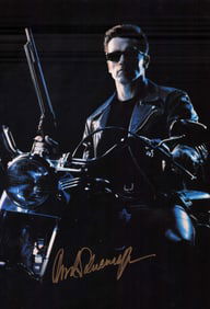 Arnold schwarzenegger Terminator signed 11x14 photograph
