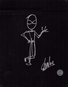 Stan Lee Spiderman sketch