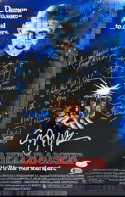 Hellraiser cast signed poster