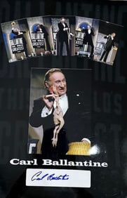 Carl Ballantine signed 11x17 photograph