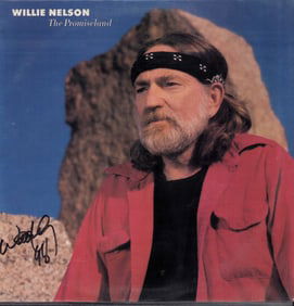 Willie Nelson signed LP