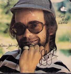 Elton John signed LP