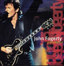 John Fogerty signed record slick