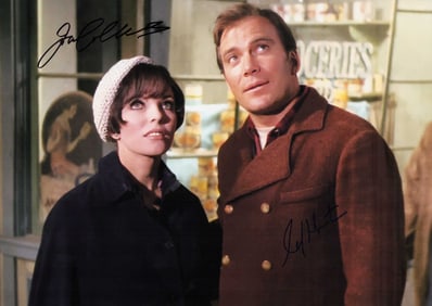 City on the Edge of Forever signed Star Trek photograph