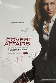 Covert Affairs original poster cast signed