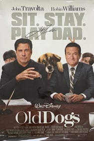 Old Dogs movie poster original signed