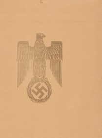 Adolph Hitler signed document
