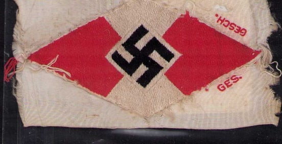 Nazi Youth diamond embroidered patch