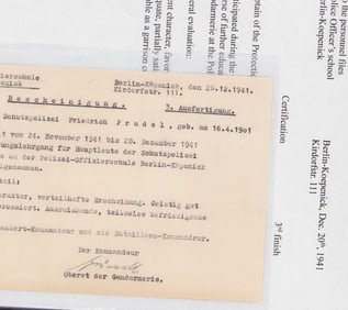 Grimwald signed Nazi document