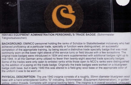 Equipment Administrator emblem