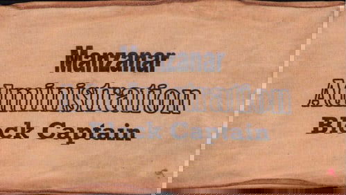 RARE Manzanar Block Captain Armband