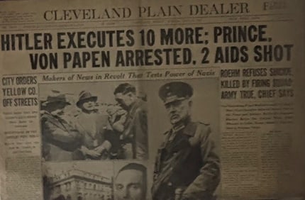 WWII original newspaper