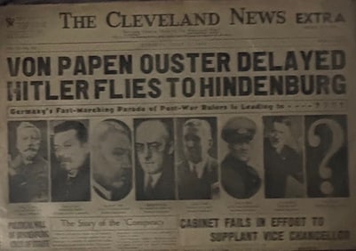 WWII original newspaper