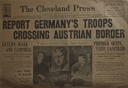 WWII original newspaper