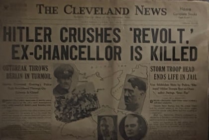 WWII original newspaper