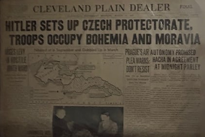 WWII original newspaper
