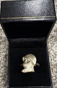 Rare Benito Mussolini ring WWII