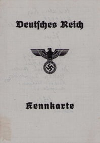 Nazi Kennkarte ID