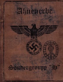 Exceedingly rare ID card for member of Ahnenerbe