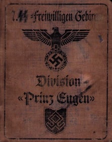 Waffen SS Prinz Eugen Division ID