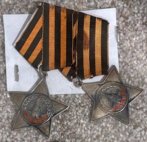 Russian Order of Glory medals