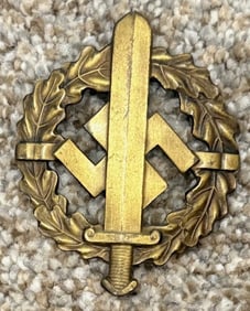 Gold Nazi German pin