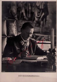 Herman Goerring RARE signed photograph