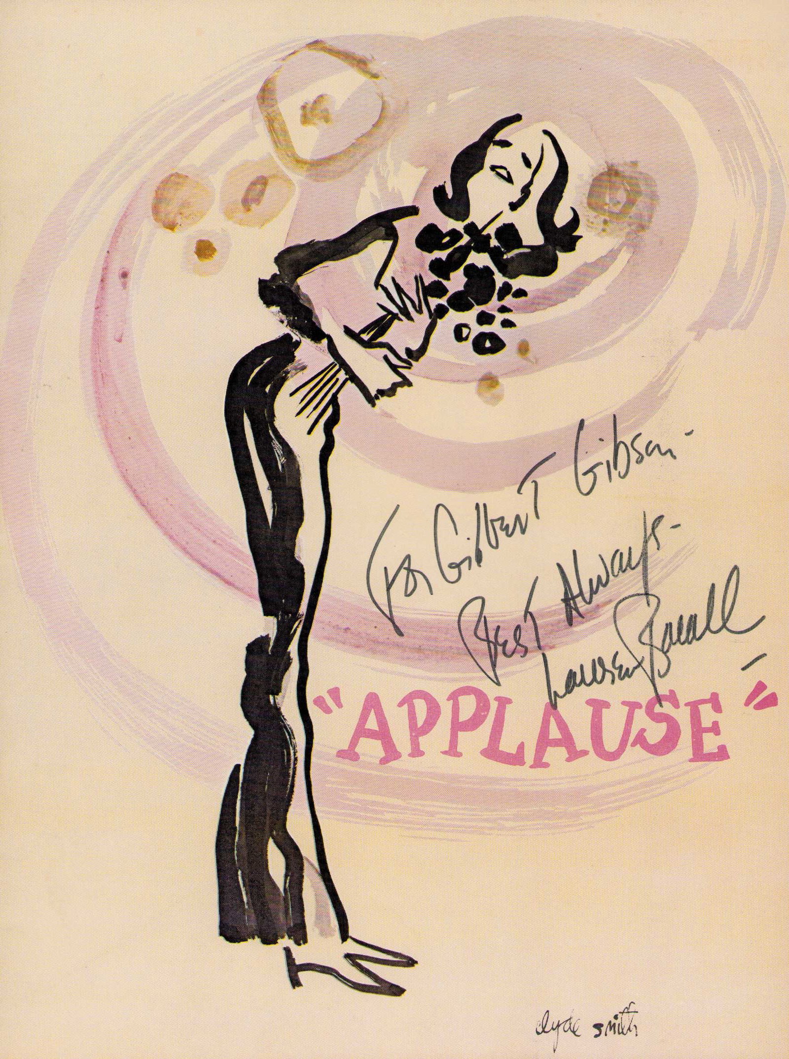 Lauren Bacall signed program (1 of 1)