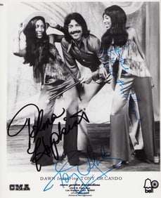 Tony Orlando and Dawn signed photograph