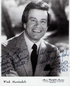 Wink Martindale signed photograph