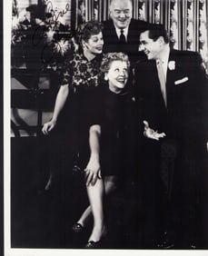 Lucille Ball signed I Love Lucy photograph