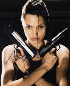 Angelina Jolie signed photograph