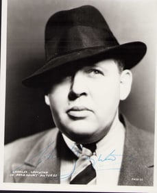 Charles Laughton signed photograph