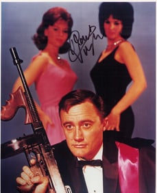 Robert Vaughn signed photograph