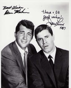 Martin and Lewis signed photograph