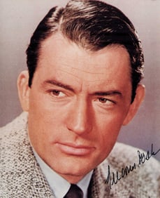 Gregory Peck signed photograph