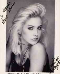 Christina Applegate signed photograph
