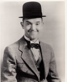 Stan Laurel signed photograph