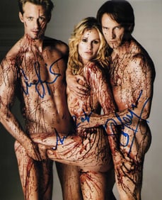 True Blood cast nude signed photograph