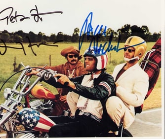 Easy Rider cast signed photograph