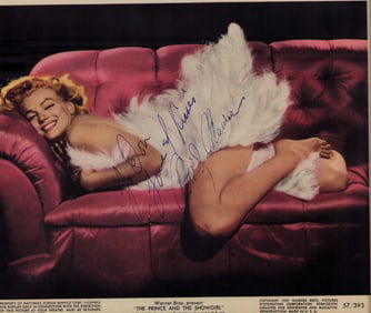 Marilyn Monroe signed photograph