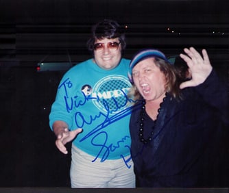 Sam Kinison signed photograph